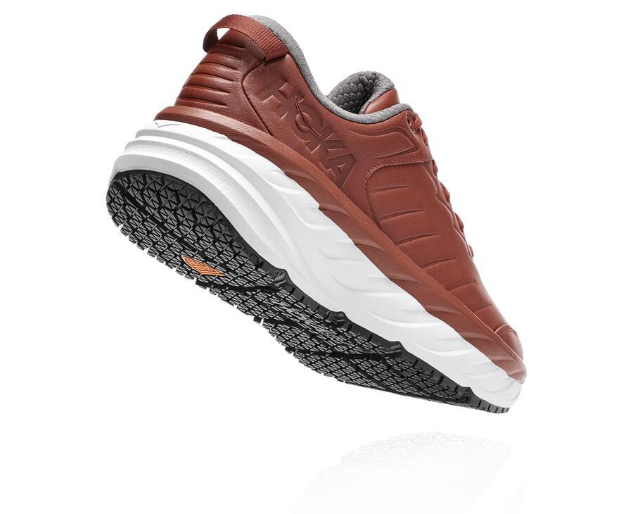 Hoka One One Koşu Ayakkabısı Erkek Kahverengi - Bondi Sr - TJ5697810